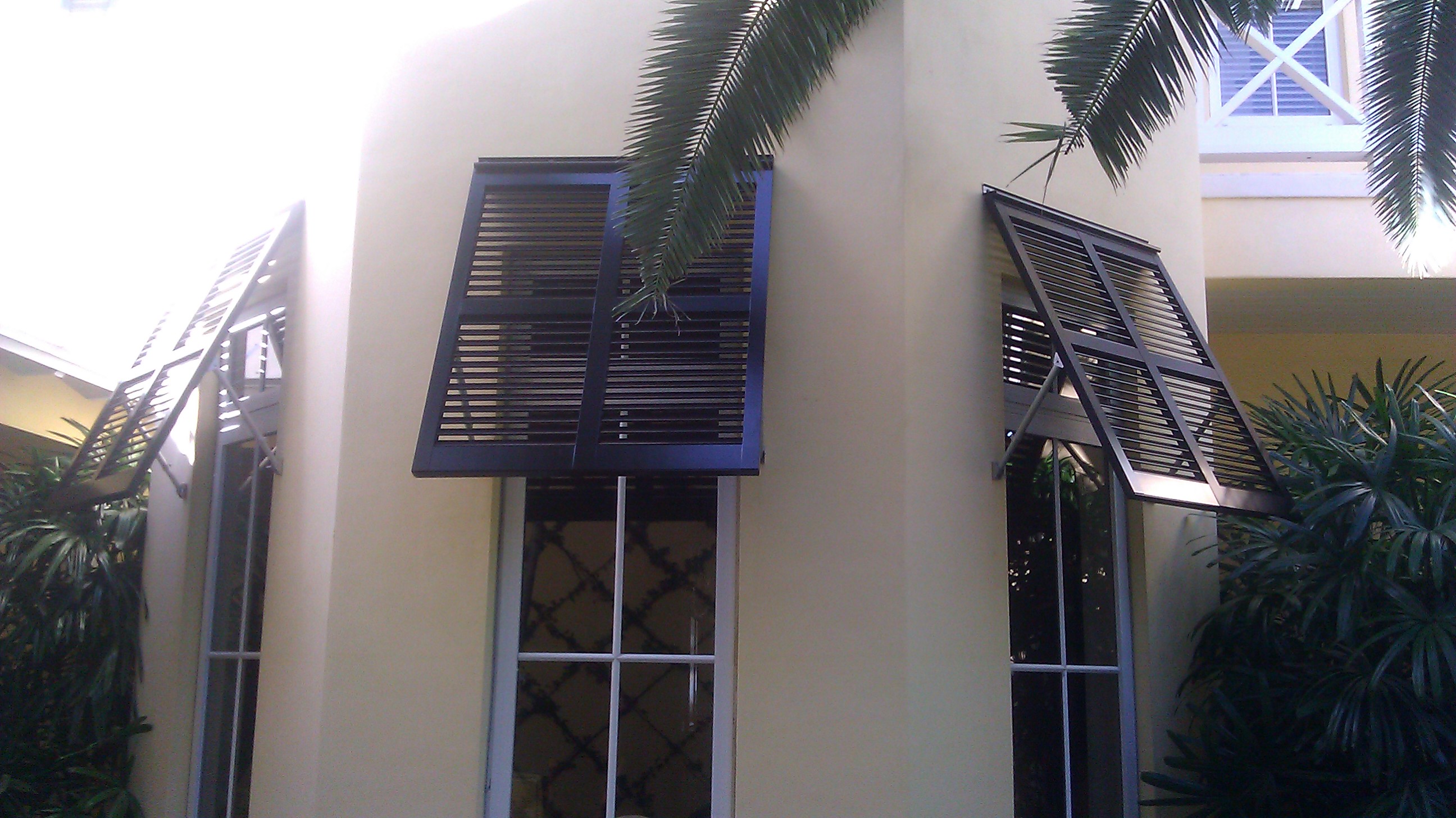 Bahama shutters are aestetically appealing